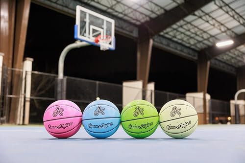 A Plus Collectibles Uzay Uçuşu 1 Resmi Basketbol, Deri Oyun Topu; Kapalı/Açık Saha, Boyut 7, 29.5