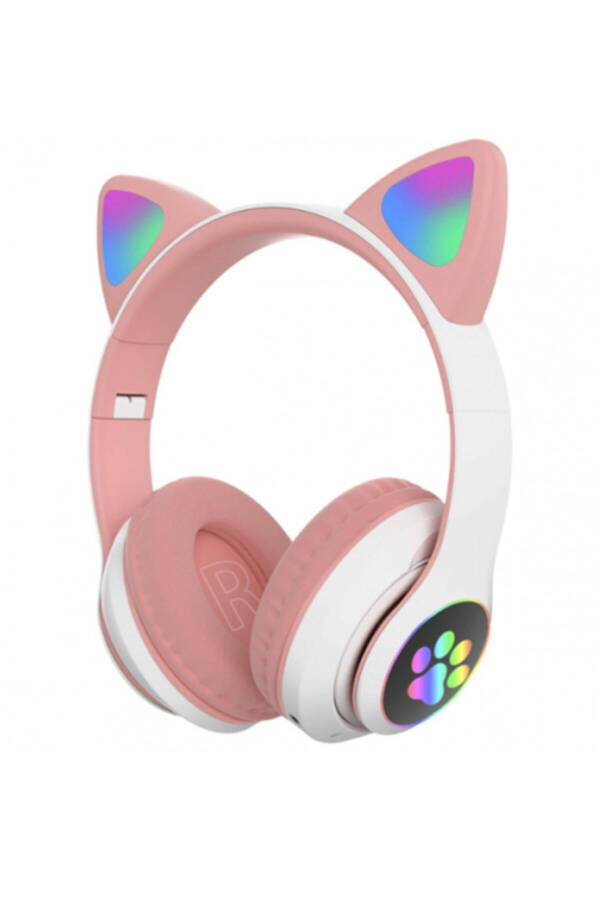 A Quality Vilya Cat Ear Detailed Compatible Bluetooth Wireless Headphones for Kids Gamer - 33