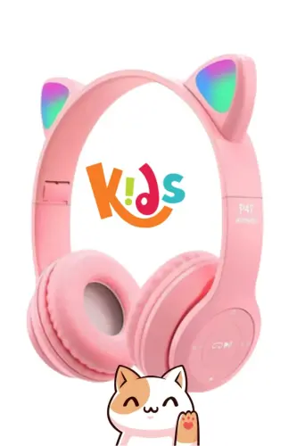 A Sifat Vilya Mushuk Qulog'i Batafsil Moslashtirilgan Bluetooth Simsiz Quloqchinlar Bolalar O'yinchisi - GENEL MARKALAR (1)