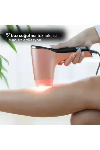 A05 Ipl 3 Million Shots Smart Skin Recognition Ultra Fast Flash 3 Heads Men& Women Device-Orange - ROBX (1)