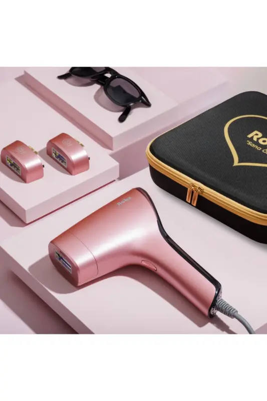 A05 Ipl 3 Milyon Atım Akıllı Cilt Tanıma Ultra Seri Atım 3 Başlık Bay&bayan Cihazı-Pembe - ROBX