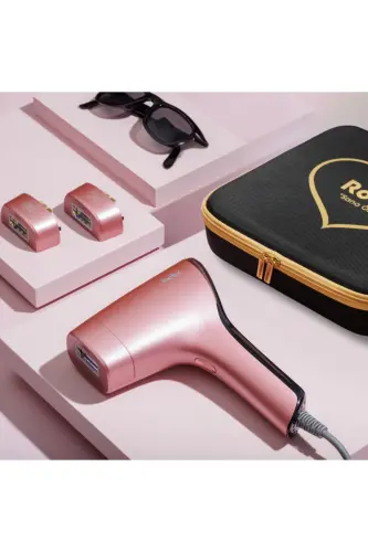 A05 Ipl 3 Milyon Atım Akıllı Cilt Tanıma Ultra Seri Atım 3 Başlık Bay&bayan Cihazı - Pembe 