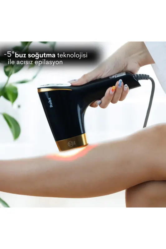 A05 Ipl 3 Milyon Atım Akıllı Cilt Tanıma Ultra Seri Atım 3 Başlık Vücut Yüz Bikini Bay&bayan Cihazı-SİYAH - 2