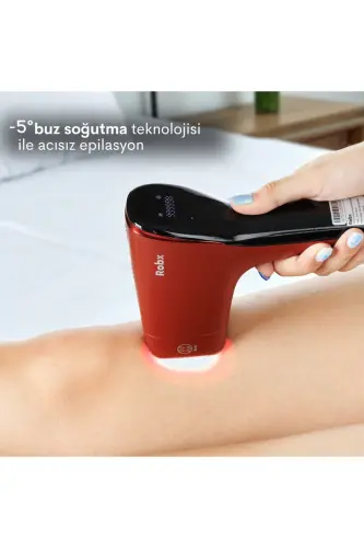 A05 Ipl 3 Milyon Atım Akıllı Cilt Tanıma Ultra Seri Atım 3 Başlık Vücut Yüz Bikini Bay&bayan Cihazı - Kırmızı - 8