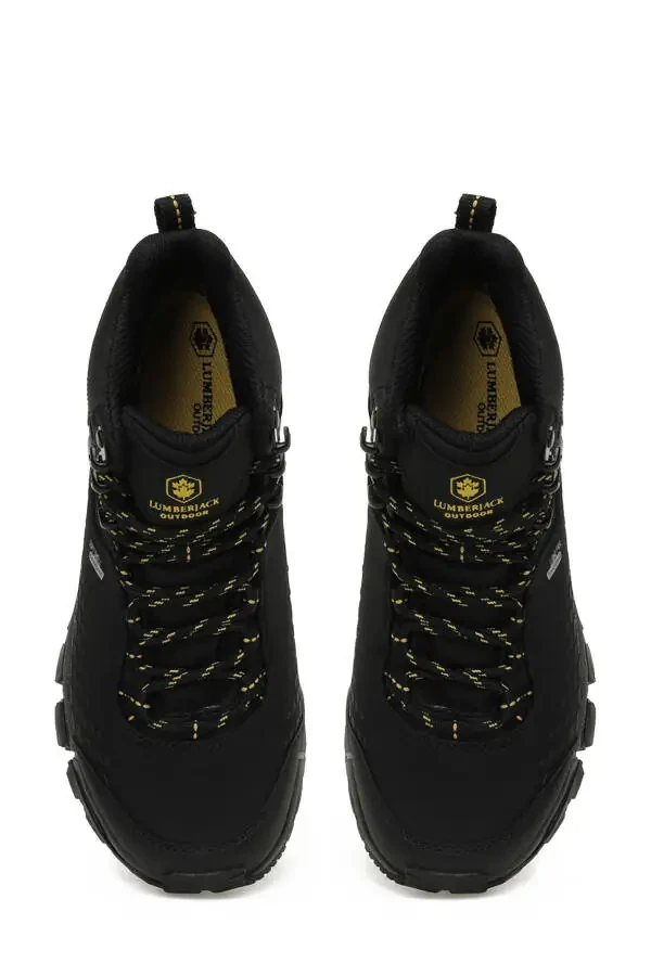 A10138666612010 101386666 Flake Hı 3pr Men's Boots Black/Yellow - 4