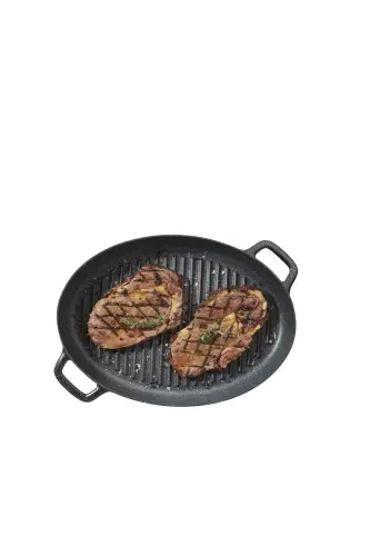 A1374 Gusto Volkanit Овальная сковорода с двумя ручками - KORKMAZ (1)