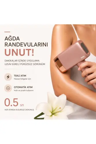 A2024 3 Million Flashes 3 Heads Body-Face-Private Area Unisex Epilation Ultra Series Flashes-Pink - ROBX (1)