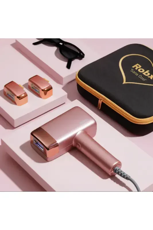 A2024 3 Million Flashes 3 Heads Body-Face-Private Area Unisex Epilation Ultra Series Flashes-Pink - 1