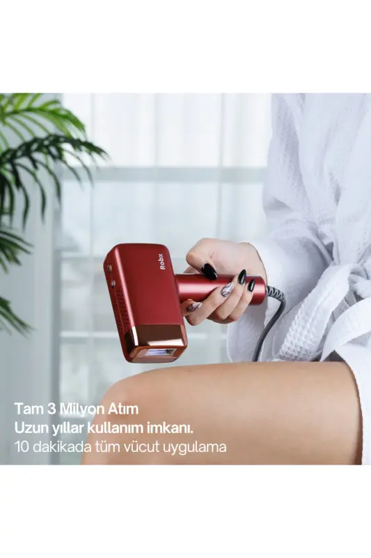 A2024 Yeni Seri 3 Milyon Atım 3 Başlık Vücut-yüz-özel Bölge Ultra Hızlı Bay&bayan Epilasyon-KIRMIZI - 5