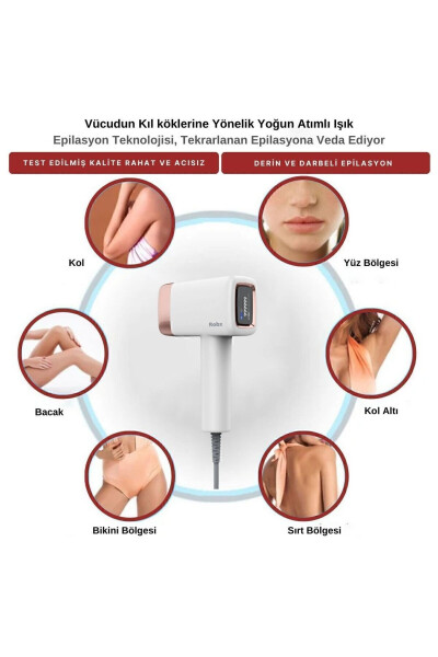 A2024 Yeni Nesil -fda-onaylı 1 Milyon Atım Bay&bayan Ipl Ağrısız Epilasyon Cihazı Ultra Seri Atım - 22