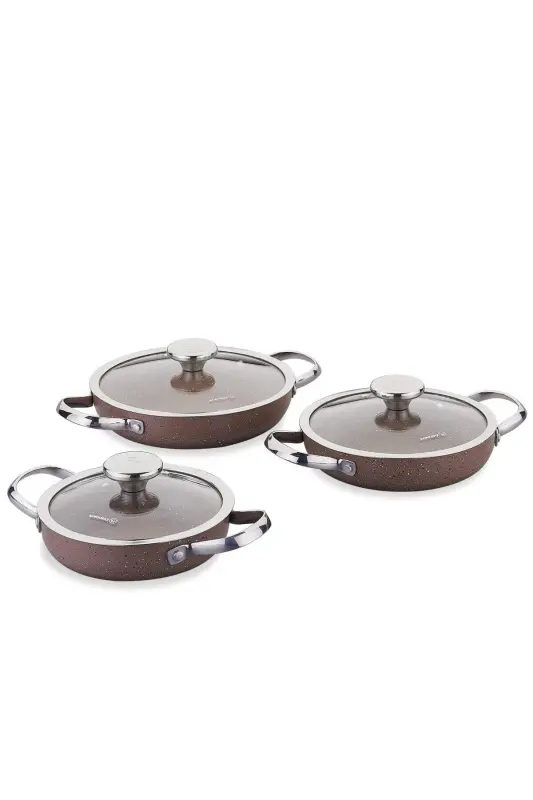 A2898 Browni 6 Piece Omelette Set - KORKMAZ