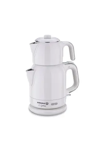 A331-08 Çaytema Electric Kettle Vanilla/Chrome - 1