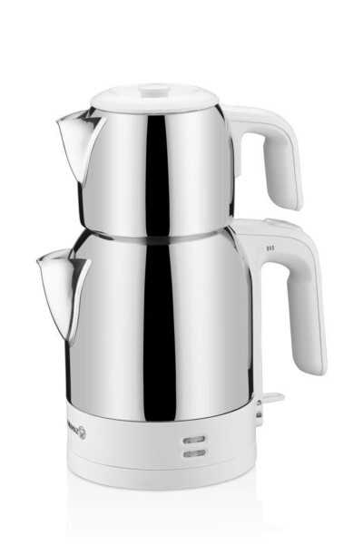 A359-09 Vanilla Demkolik Electric Kettle - Cream - KORKMAZ