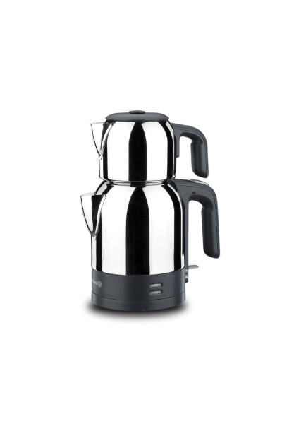 A359 Demkolik Inox/Black Electric Kettle 1.8 lt - 1