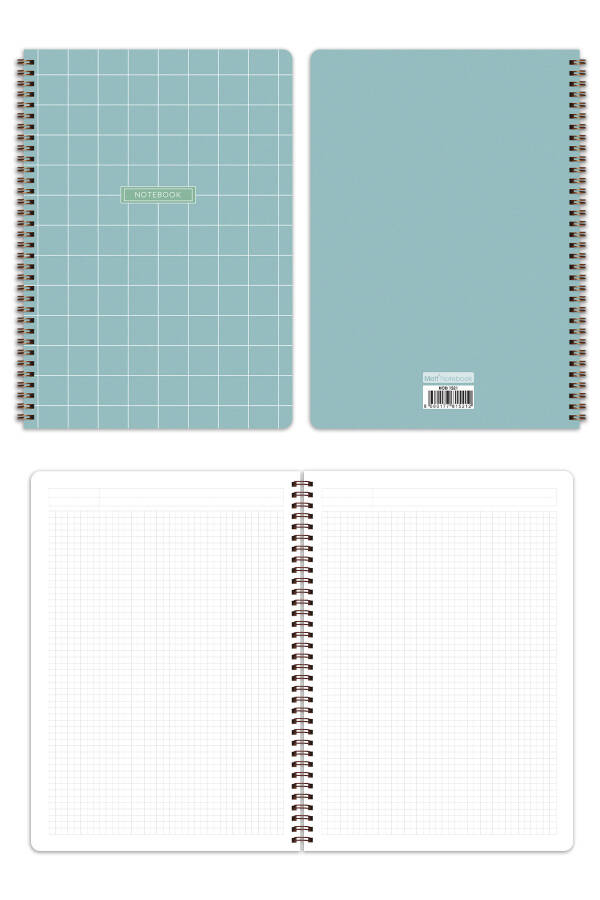 A4 Spiralli Maktab Dasturi 80 varag' 4 ta to'plam - Kvadrat - 6