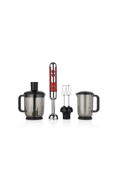 A447-10 Mia Mega Blender Set Red - KORKMAZ