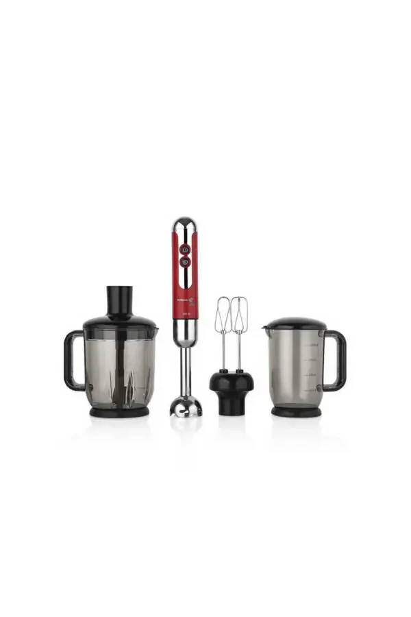 A447-10 Mia Mega Blender Set Kırmızı - 1