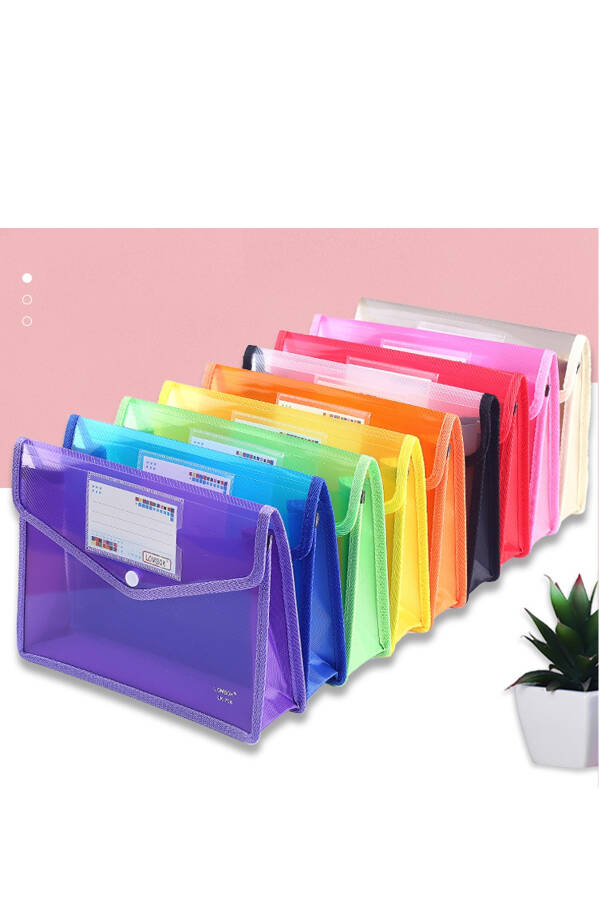 A5 Evrak Dosyası, Pp Körüklü Çanta 1 Adet Turuncu - DS-531 - 5