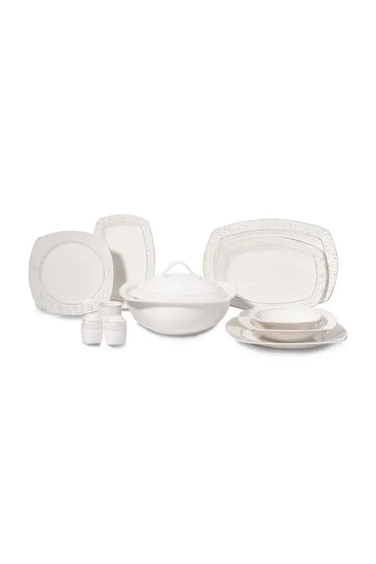 A8126 Mona Collection 60 Piece Square Dinner Set - 2