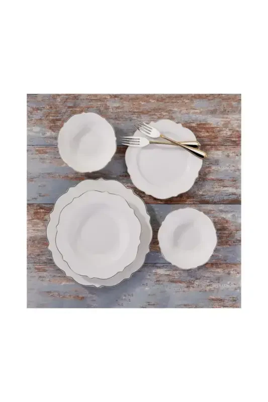 A8241 Eliza 60 Piece Dinner Set-Gold - 2