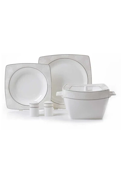 A8442 Bone Selection 60 Piece Dinner Set (square) - 5