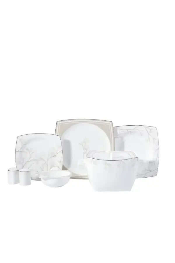 A8461 Bone Sel.60 P Dinner Set (SQUARE) - 2