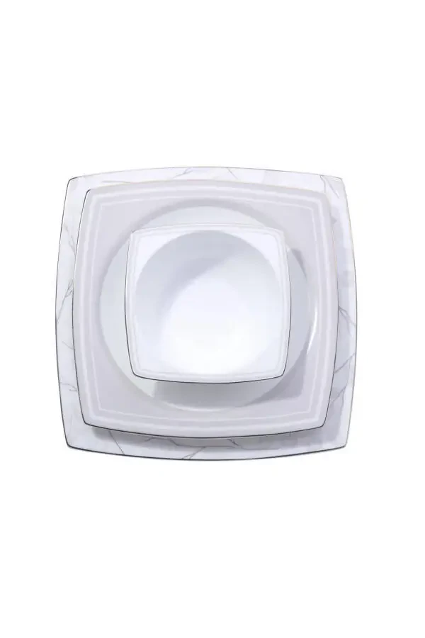 A8461 Bone Sel.60 P Ovqat To'plamı (Kvadrat) - 3