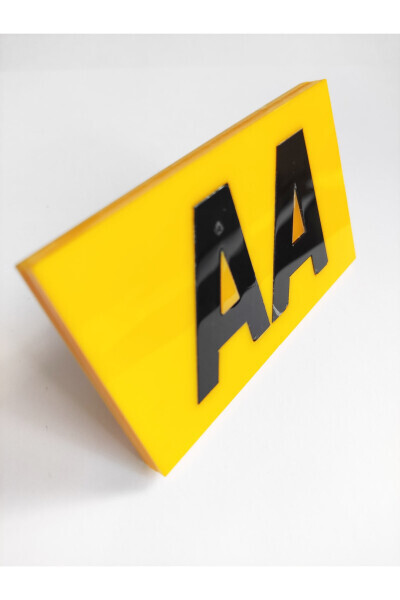 Aa Yellow Plexiglass Shutter Arm Screw-on - REPLAX (1)