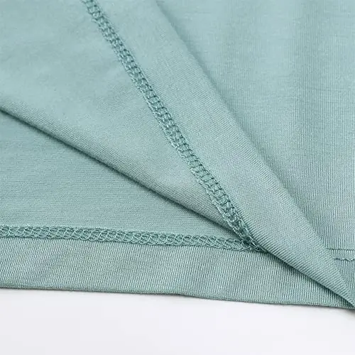 Aablexema Baby Qisqa Yozgi Pijama - Bolajon Salqin Pijama Rayon Bambukdan, 2 dona Bolalar Uyqu Kiyim To'plami - 5