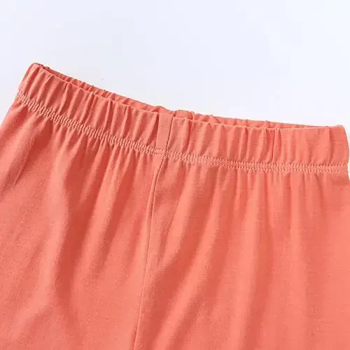 Aablexema Baby Short Summer Pajamas - Toddler Cool Jammies Pjs Rayon from Bamboo,2pcs Kids Sleepwear Set for Boys Girls - 4