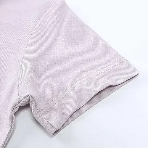 Aablexema Baby Short Summer Pajamas - Toddler Cool Jammies Pjs Rayon from Bamboo,2pcs Kids Sleepwear Set for Boys Girls - 4