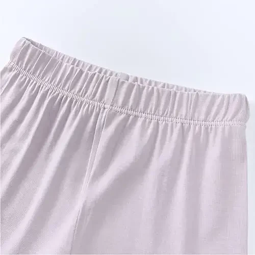 Aablexema Baby Short Summer Pajamas - Toddler Cool Jammies Pjs Rayon from Bamboo,2pcs Kids Sleepwear Set for Boys Girls - 5