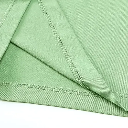 Aablexema Baby Short Summer Pajamas - Toddler Cool Jammies Pjs Rayon from Bamboo,2pcs Kids Sleepwear Set for Boys Girls - 5