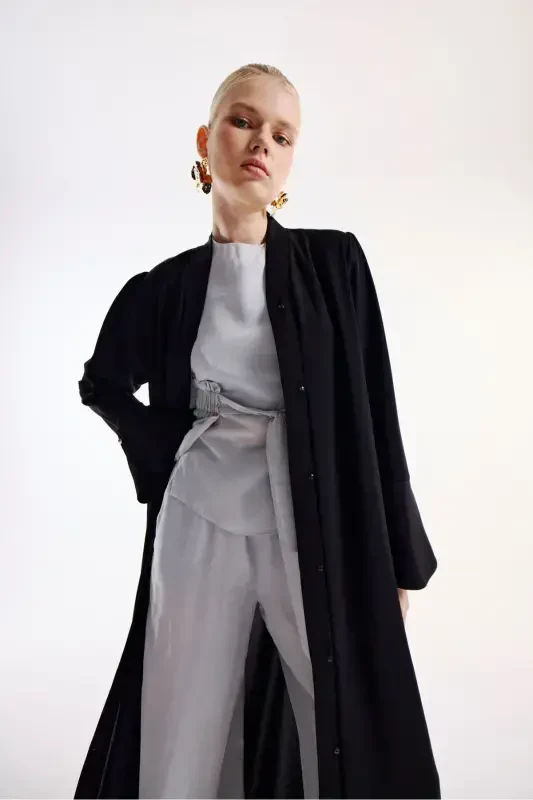 Abaya Volan Yengli Qora-qora - 2