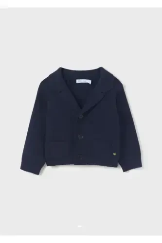 Abel&lula baby boy knitted jacket cardigan 5837-NAVY BLUE - 3