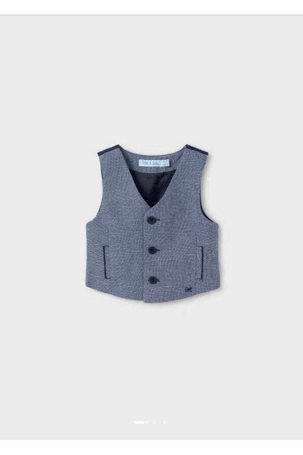 Abel&lula baby boy linen vest 5361 - 4