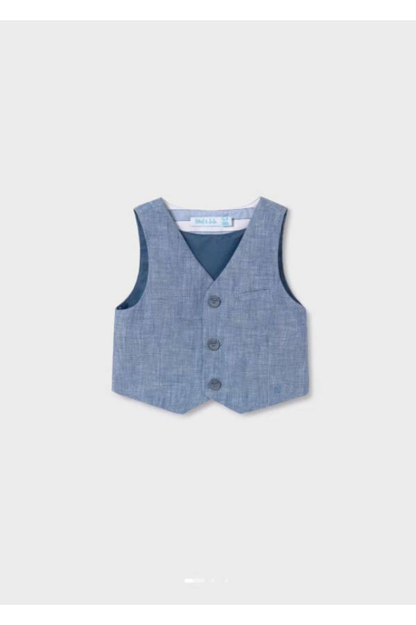 Abel&lula Baby Boy Linen Vest 5362 - 1