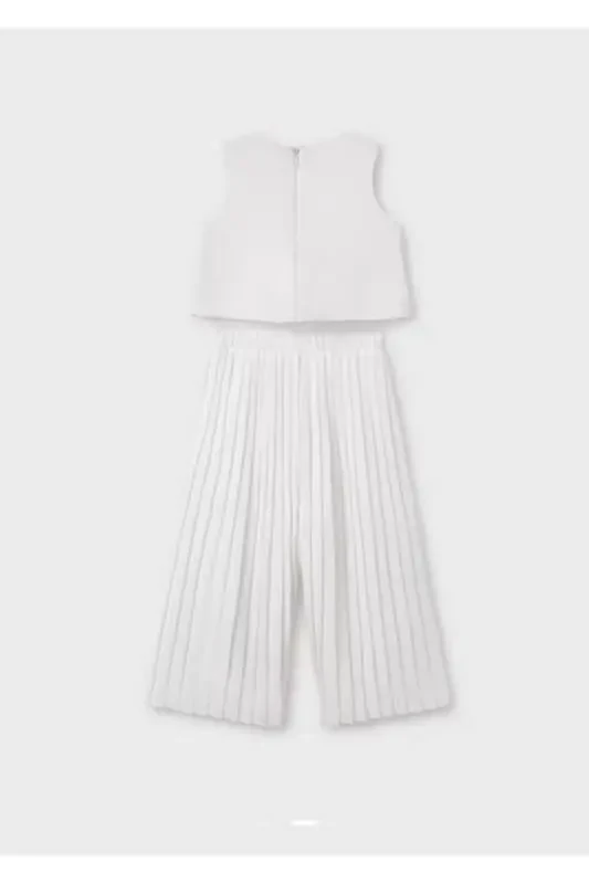 Abel&lula Pleated Chiffon Pants Suit - 3