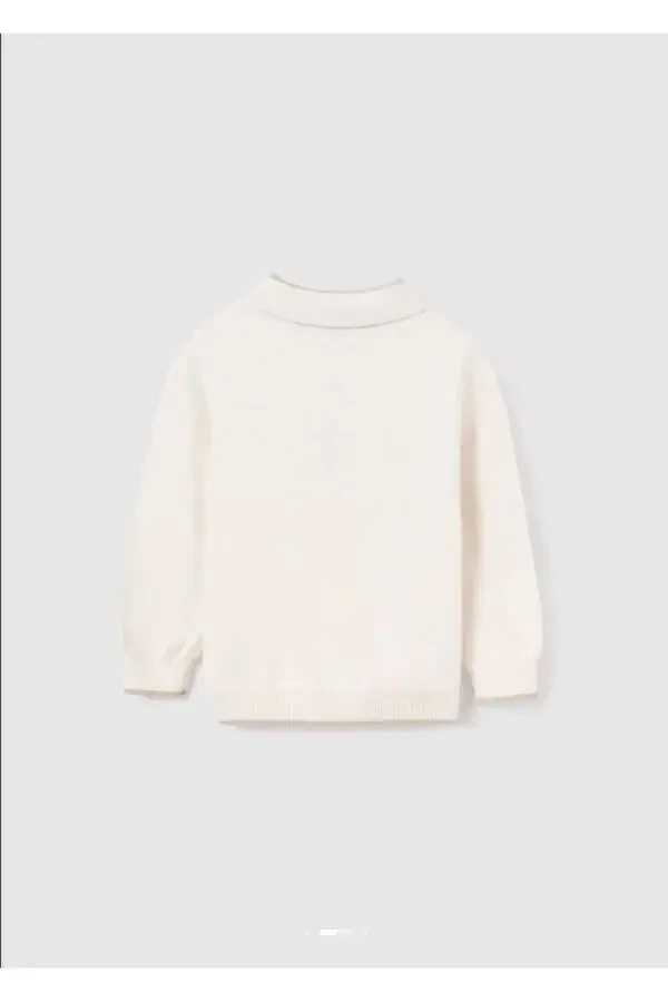 Abel&lulal Baby Boy Knit Polo Collar Sweater 5646 - 2