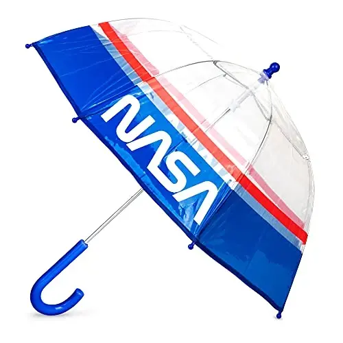 ABG Accessories Kids Umbrella for Boys and Girls Dome clear bubble umbrellas for Rain Windproof & Transparent with Easy Grip Handle Ages 3-10 - ABG ACCESSORIES