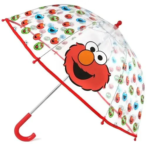 ABG Accessories Kids Umbrella for Boys and Girls Dome clear bubble umbrellas for Rain Windproof & Transparent with Easy Grip Handle Ages 3-10 - 1