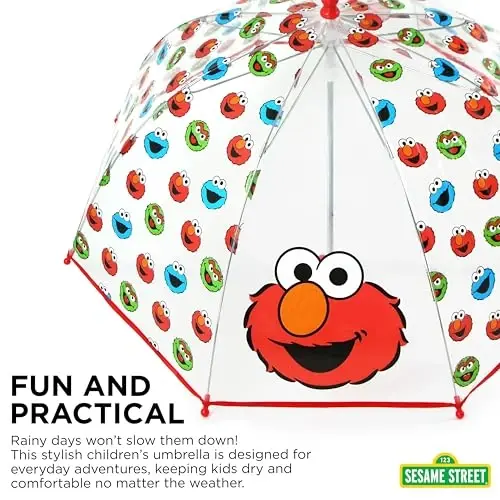 ABG Accessories Kids Umbrella for Boys and Girls Dome clear bubble umbrellas for Rain Windproof & Transparent with Easy Grip Handle Ages 3-10 - 3