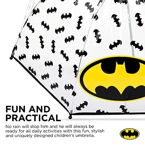 ABG Accessories Kids Umbrella for Boys and Girls Dome clear bubble umbrellas for Rain Windproof & Transparent with Easy Grip Handle Ages 3-10 - 3