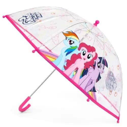 ABG Accessories Kids Umbrella for Boys and Girls Dome clear bubble umbrellas for Rain Windproof & Transparent with Easy Grip Handle Ages 3-10 - ABG ACCESSORIES