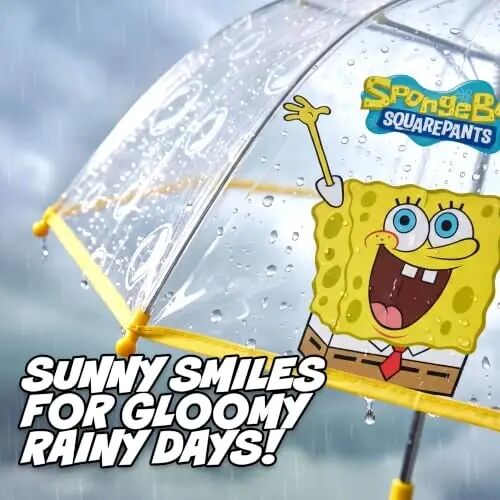 ABG Accessories Kids Umbrella for Boys and Girls Dome clear bubble umbrellas for Rain Windproof & Transparent with Easy Grip Handle Ages 3-10 - 3