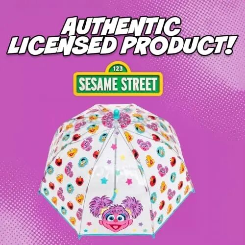 ABG Accessories Kids Umbrella for Boys and Girls Dome clear bubble umbrellas for Rain Windproof & Transparent with Easy Grip Handle Ages 3-10 - 4