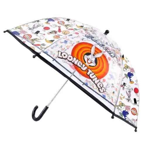 ABG Accessories Kids Umbrella for Boys and Girls Dome clear bubble umbrellas for Rain Windproof & Transparent with Easy Grip Handle Ages 3-10 - ABG