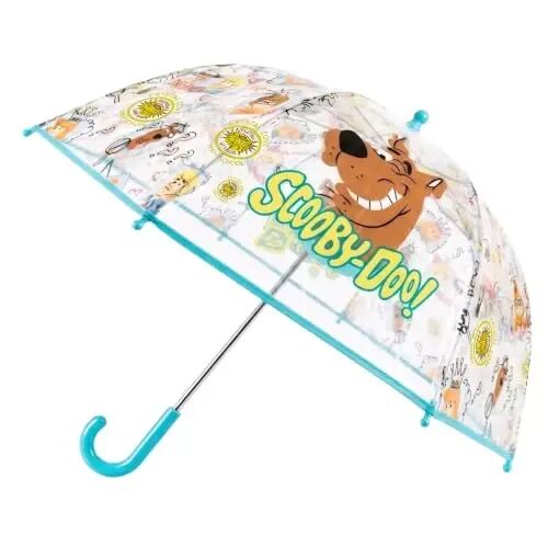ABG Accessories Kids Umbrella for Boys and Girls Dome clear bubble umbrellas for Rain Windproof & Transparent with Easy Grip Handle Ages 3-10 - 1