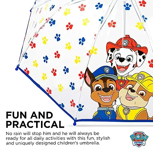 ABG Accessories Kids Umbrella for Boys and Girls Dome clear bubble umbrellas for Rain Windproof & Transparent with Easy Grip Handle Ages 3-10 - 3