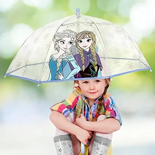 ABG Accessories, Minnie Mouse, Frozen, Encanto and Paw Patrol Kids Clear Umbrella for Girls Rain Wear Ages 3-10 - ABG (1)